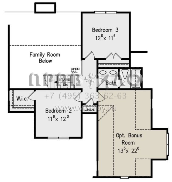 Проект двухэтажного дома с гаражом на две машины в английском стиле S5-186 (8594-00268)