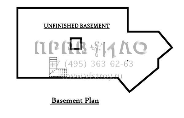Проект одноэтажного дома с гаражом на две машины в американском стиле S5-164 (7806-00018)