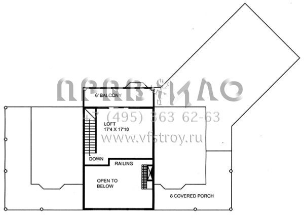 Проект двухэтажного дома с гаражом на две машины в скандинавском стиле S5-205 (039-00645)