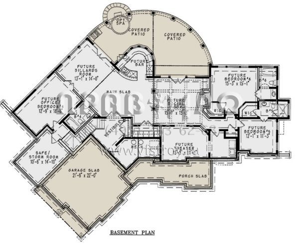 Проект одноэтажного дома с гаражом на две машины в стиле Ранчо S5-243 (699-00036)