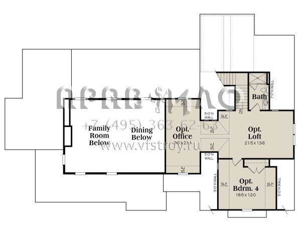 Проект одноэтажного дома с гаражом на две машины в современном стиле S5-198 (009-00332)