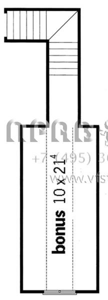 Проект одноэтажного дома с гаражом на две машины в стиле Ранчо S5-178 (9035-00225)