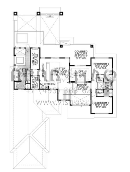 Проект двухэтажного дома с гаражом на три и более машин в современном стиле S5-516 (168-00071)