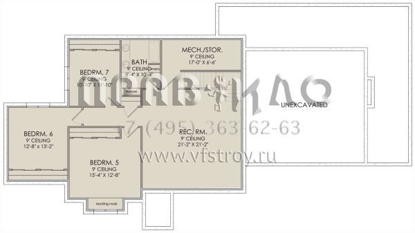 Проект двухэтажного дома с гаражом на две машины в английском стиле S5-305 (6422-00022)