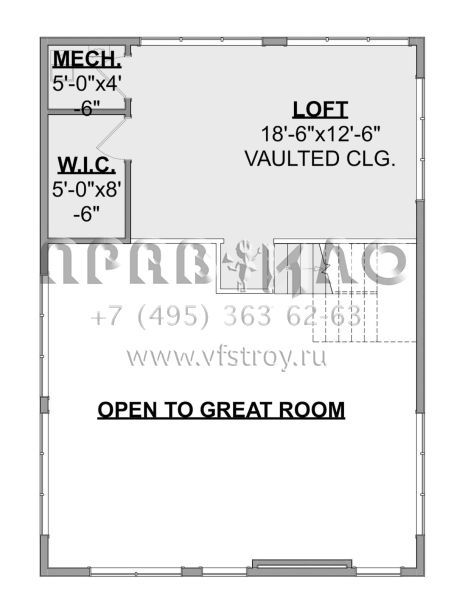 Проект одноэтажного дома без гаража в современном стиле S5-112 (1462-00039)
