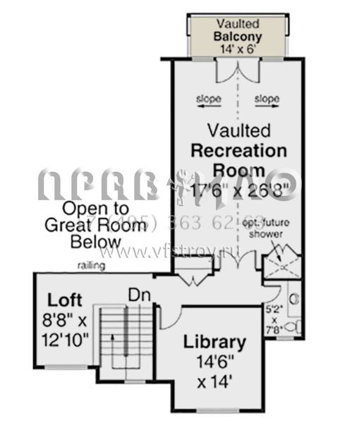 Проект двухэтажного дома с гаражом на три и более машин в скандинавском стиле S5-516 (035-00856)