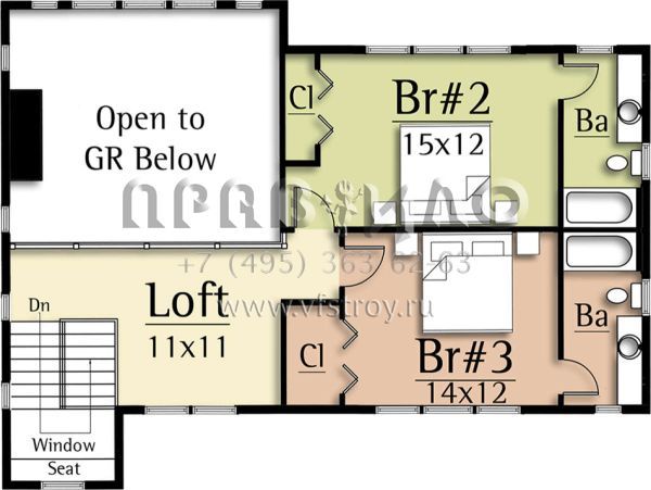 Проект двухэтажного дома с гаражом на две машины в современном стиле S5-226 (8504-00109)