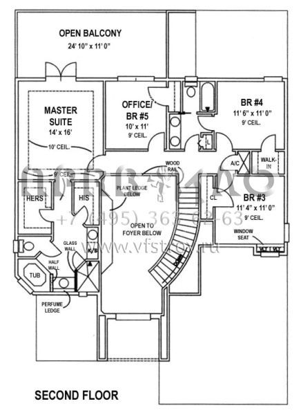 Проект двухэтажного дома с гаражом на две машины в современном стиле S5-276 (4766-00078)