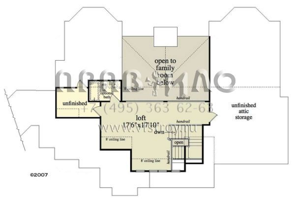 Проект двухэтажного дома с гаражом на две машины в американском стиле S5-376 (957-00019)