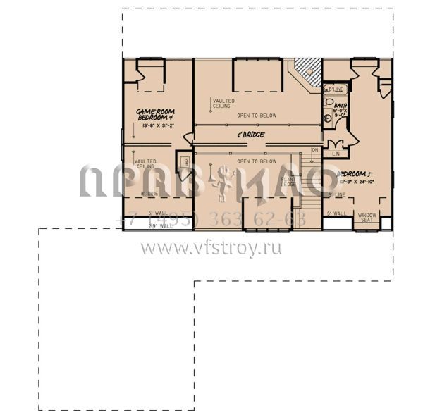 Проект двухэтажного дома с гаражом на две машины в современном стиле S5-266 (8318-00107)