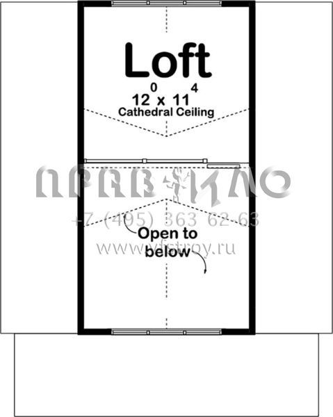 Проект двухэтажного дома без гаража в стиле Ранчо S5-67 (963-00193)