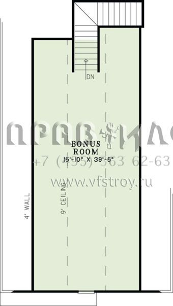 Проект одноэтажного дома с гаражом на три и более машин в английском стиле S5-284 (110-00874)