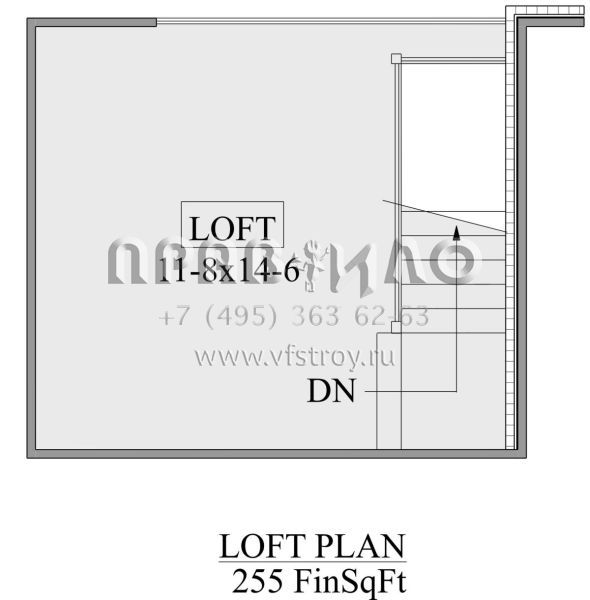 Проект одноэтажного дома с гаражом на три и более машин в американском стиле S5-262 (5631-00100)