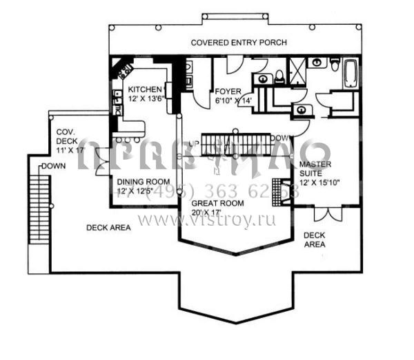 Проект двухэтажного дома с гаражом на две машины в скандинавском стиле S5-229 (039-00541)