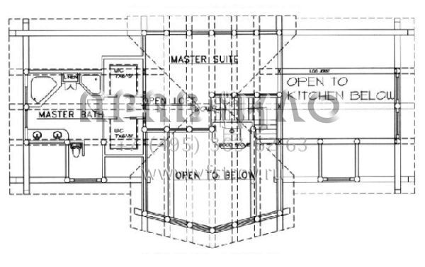 Проект двухэтажного дома без гаража в стиле Ранчо S5-243 (039-00032)