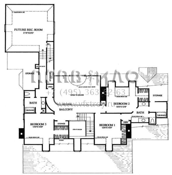 Проект двухэтажного дома с гаражом на две машины в классическом стиле S5-366 (7922-00009)