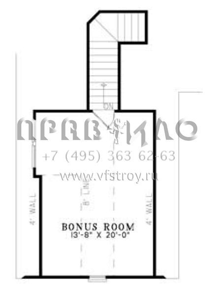 Проект одноэтажного дома с гаражом на две машины в стиле Ранчо S5-194 (110-00136)