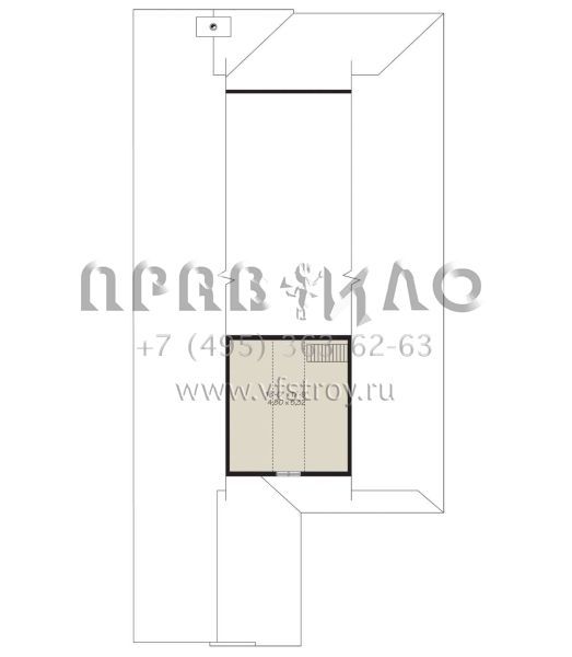Проект одноэтажного дома с гаражом на две машины в американском стиле S5-175 (034-01172)