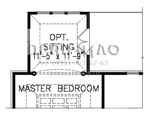 Проект двухэтажного дома с гаражом на три и более машин в английском стиле S5-396 (699-00282)