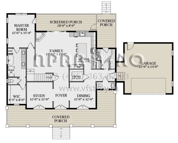 Проект двухэтажного дома с гаражом на две машины в современном стиле S5-228 (6849-00111)