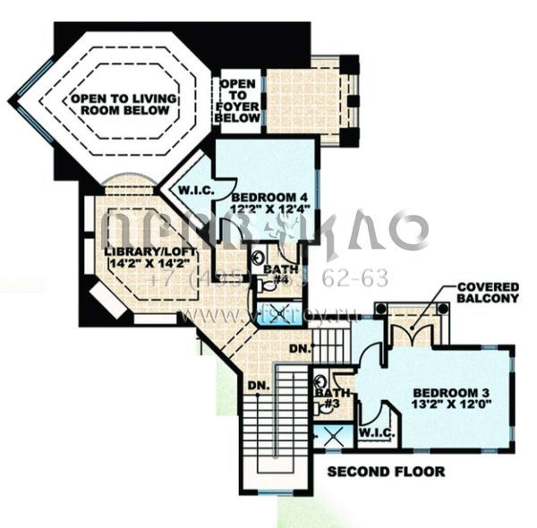 Проект двухэтажного дома с гаражом на три и более машин в прибрежном стиле S5-420 (575-00060)