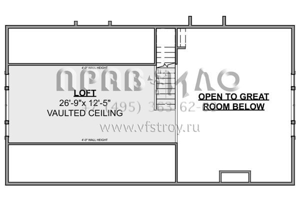 Проект двухэтажного дома без гаража в современном стиле S5-142 (1462-00083)