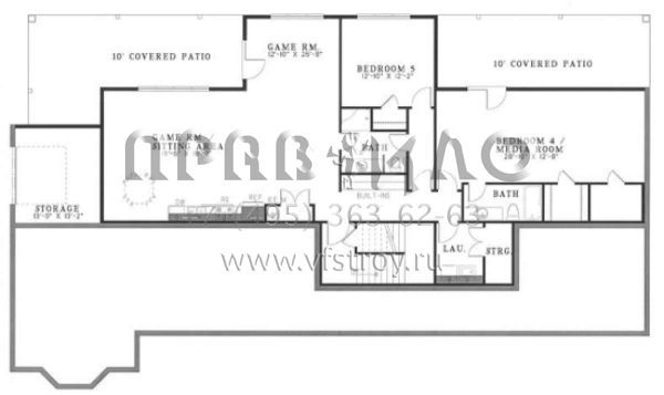 Проект двухэтажного дома с гаражом на две машины в современном стиле S5-608 (110-00181)
