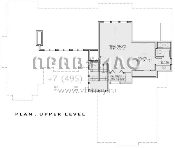 Проект двухэтажного дома с гаражом на две машины в американском стиле S5-249 (5829-00028)