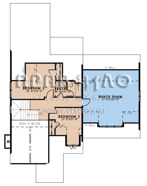 Проект двухэтажного дома с гаражом на две машины в американском стиле S5-184 (8318-00322)
