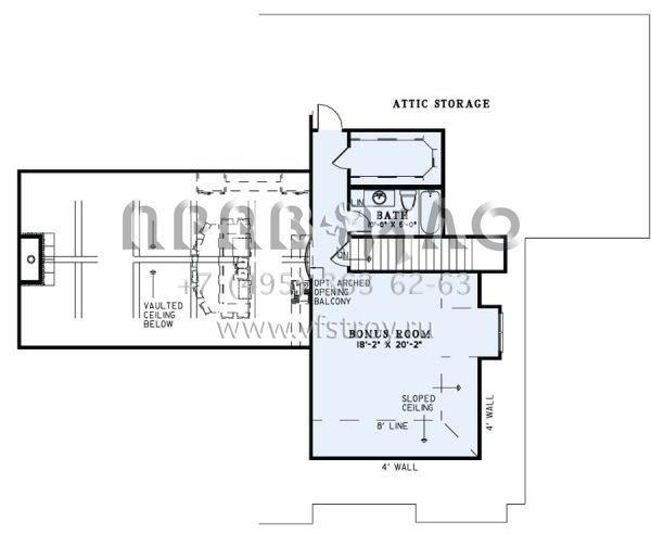 Проект одноэтажного дома с гаражом на три и более машин в стиле Шале S5-229 (110-01028)
