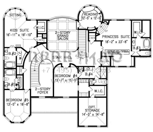 Проект двухэтажного дома с гаражом на две машины в современном стиле S5-542 (699-00032)