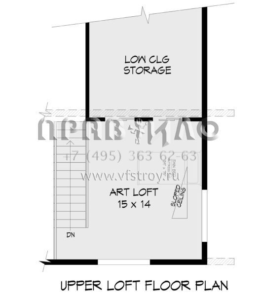Проект двухэтажного дома с гаражом на три и более машин в современном стиле S5-155 (940-00860)
