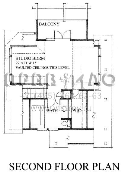 Проект двухэтажного дома без гаража в современном стиле S5-119 (4177-00007)