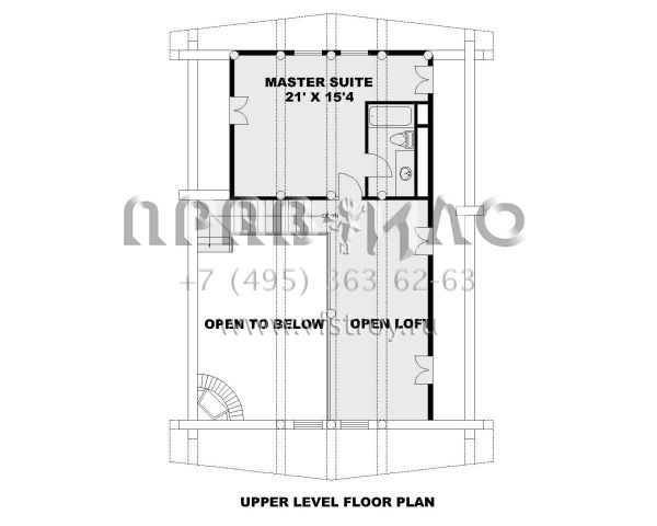 Проект двухэтажного дома с гаражом на две машины в современном стиле S5-168 (039-00034)