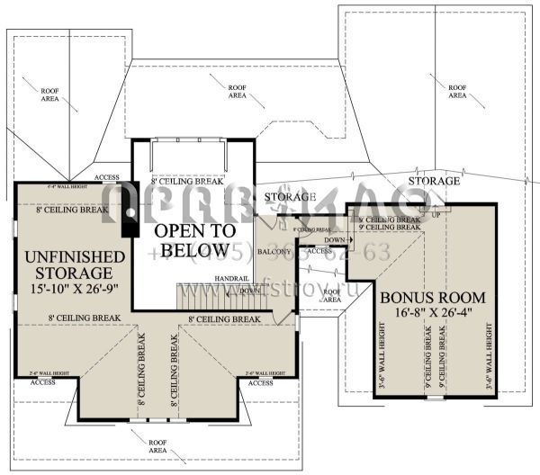Проект одноэтажного дома с гаражом на две машины в стиле Ранчо S5-235 (7922-00246)