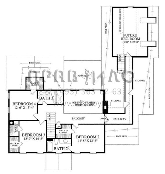 Проект двухэтажного дома с гаражом на две машины в стиле Особняк S5-319 (7922-00160)