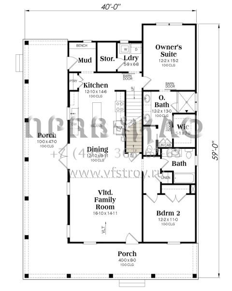 Проект двухэтажного дома без гаража в современном стиле S5-155 (009-00378)