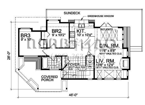 Проект двухэтажного дома без гаража в современном стиле S5-115 (4177-00005)