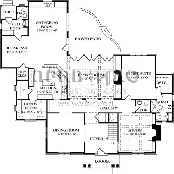 Проект двухэтажного дома с гаражом на две машины в современном стиле S5-478 (3323-00480)