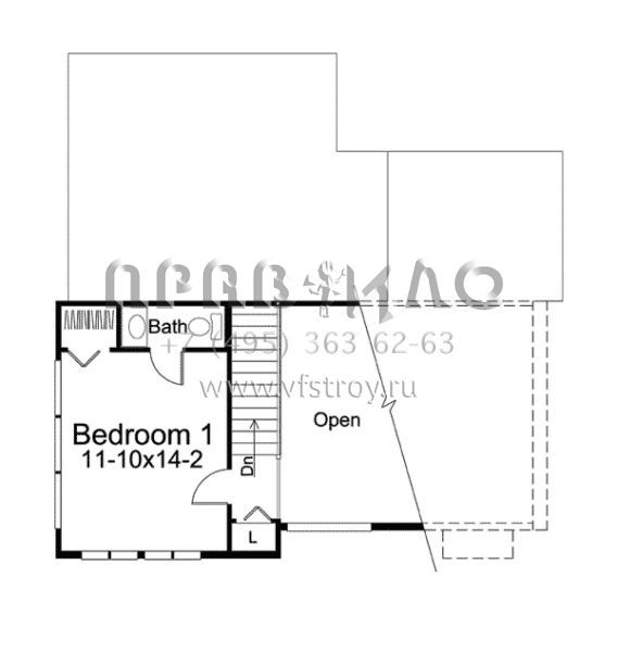 Проект двухэтажного дома без гаража в современном стиле S5-103 (5633-00219)