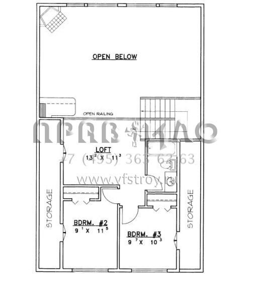 Проект трехэтажного дома с гаражом на две машины в стиле Шале S5-217 (039-00481)
