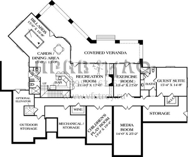 Проект двухэтажного дома с гаражом на три и более машин в современном стиле S5-801 (3323-00521)