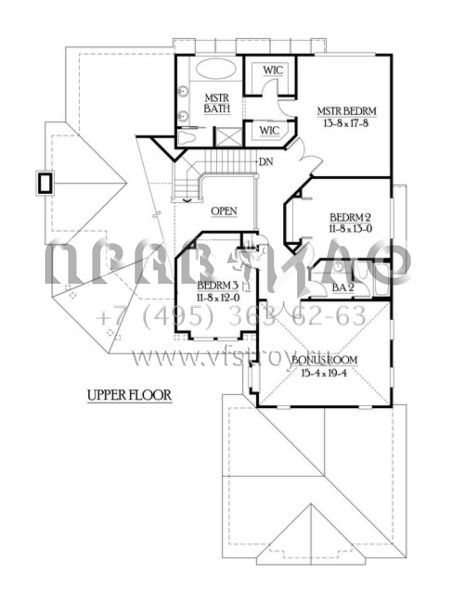 Проект двухэтажного дома с гаражом на три и более машин в стиле Шале S5-393 (341-00224)