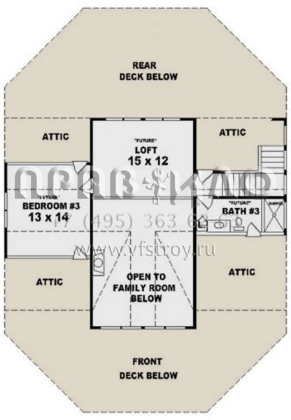 Проект одноэтажного дома с гаражом на две машины в современном стиле S5-119 (053-00214)
