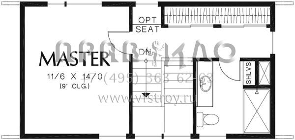 Проект двухэтажного дома с гаражом на две машины в современном стиле S5-153 (2559-00755)