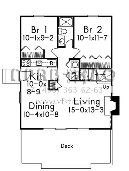 Проект двухэтажного дома без гаража в стиле Шале S5-118 (5633-00316)