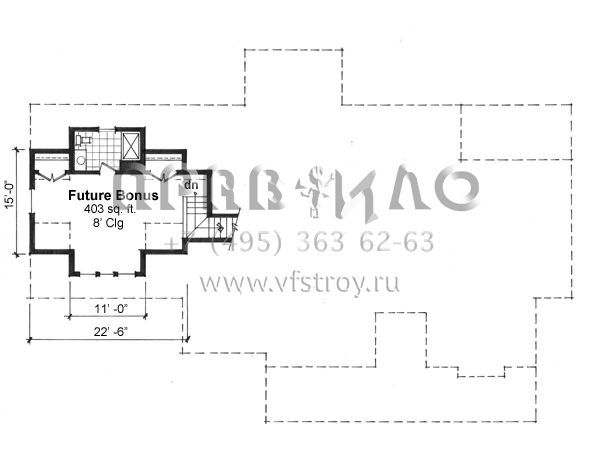 Проект одноэтажного дома с гаражом на две машины в американском стиле S5-186 (098-00267)