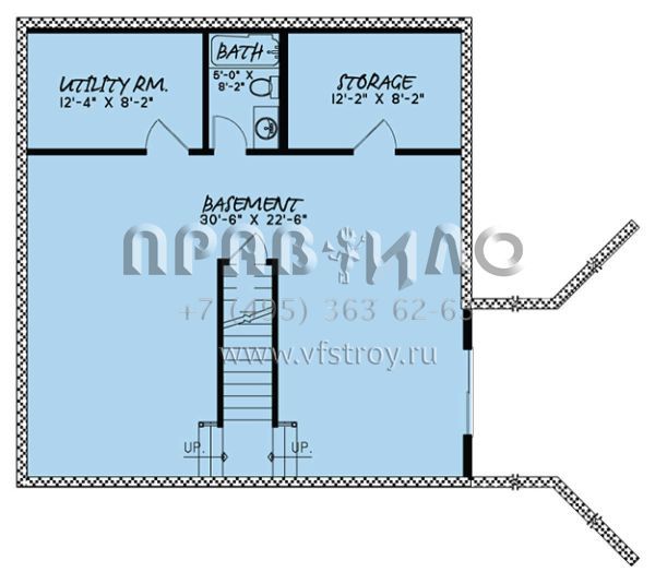 Проект двухэтажного дома без гаража в современном стиле S5-154 (8318-00020)