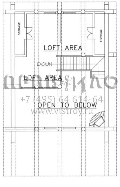 Проект двухэтажного дома без гаража в современном стиле S5-97 (039-00050)
