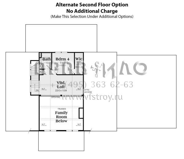 Проект двухэтажного дома с гаражом на две машины в стиле БарнХаус S5-255 (009-00387)